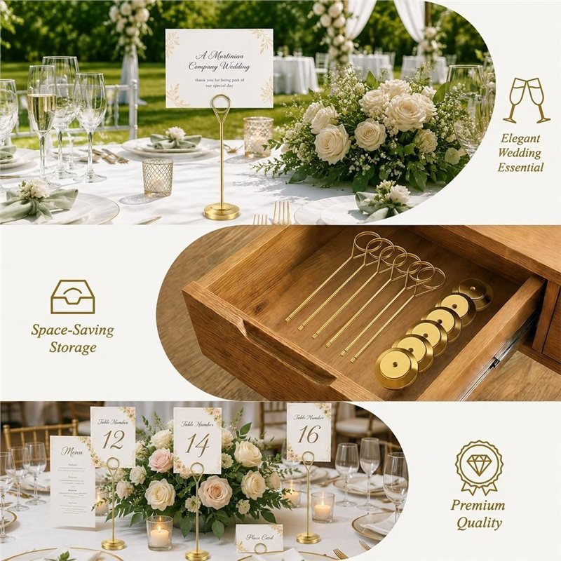 [A92P!】 Sturdy Photo Picture H - đánh giá và giá Table Number Gold