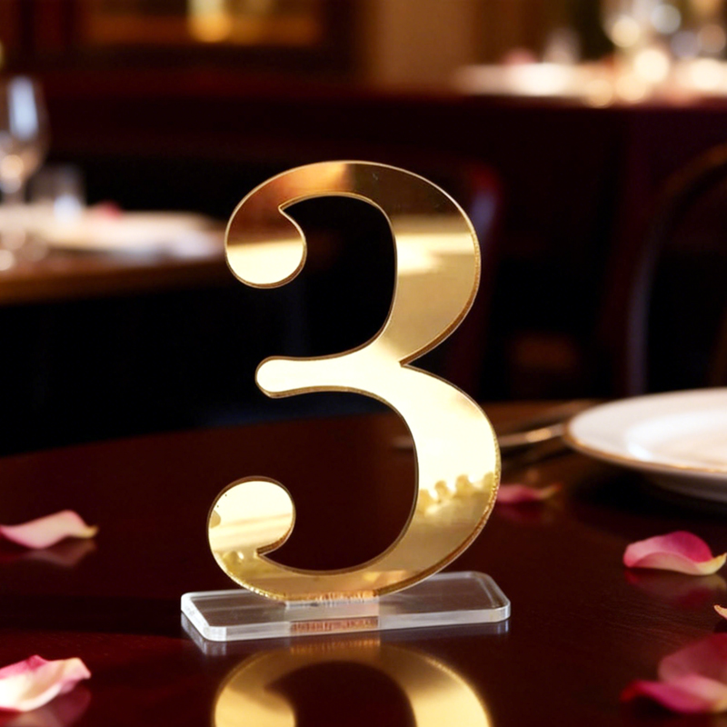 Numbers for Wedding Tables wit - đánh giá và giá Table Number Gold