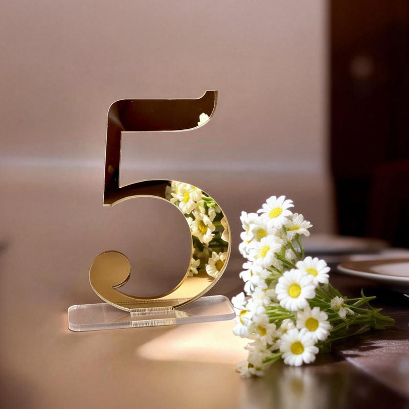 Numbers for Wedding Tables wit - đánh giá và giá Table Number Gold