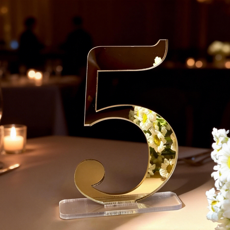 Numbers for Wedding Tables wit - đánh giá và giá Table Number Gold