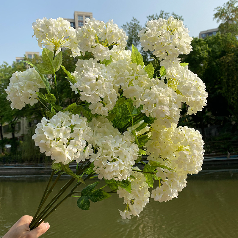 3pcs 4Head Hydrangea Wedding F - đánh giá và giá Wedding Decor Supply Store