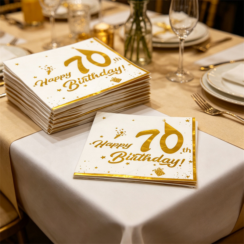 10Pcs Gold Happy 70th Birthday - đánh giá và giá Table Number Gold