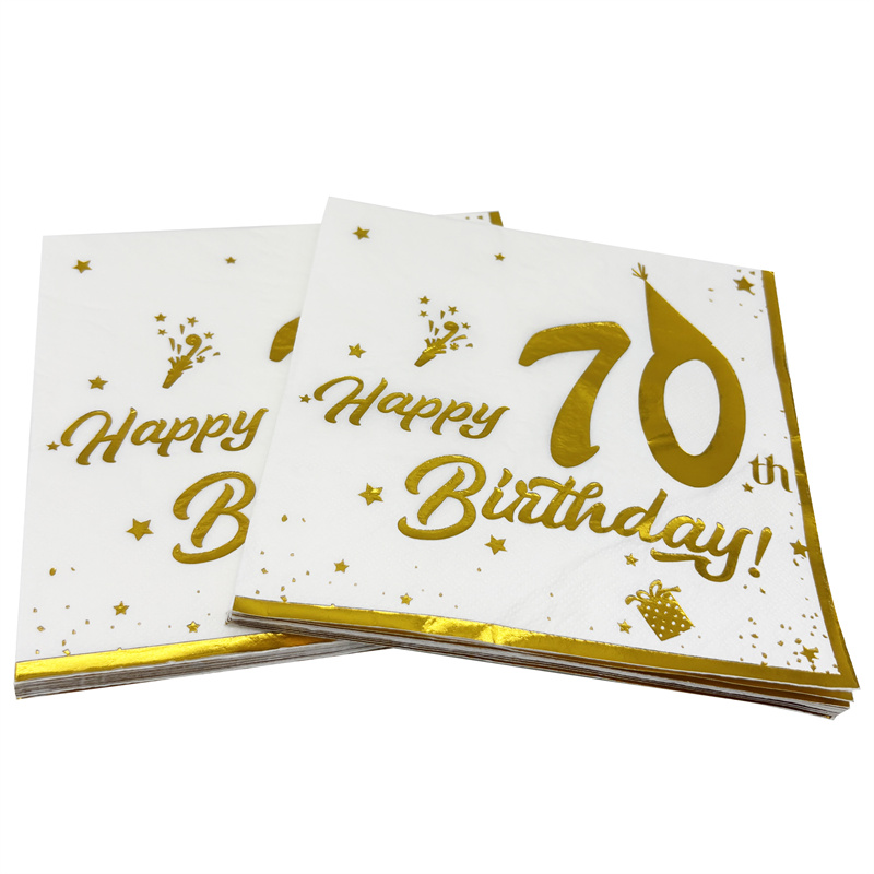 10Pcs Gold Happy 70th Birthday - đánh giá và giá Table Number Gold