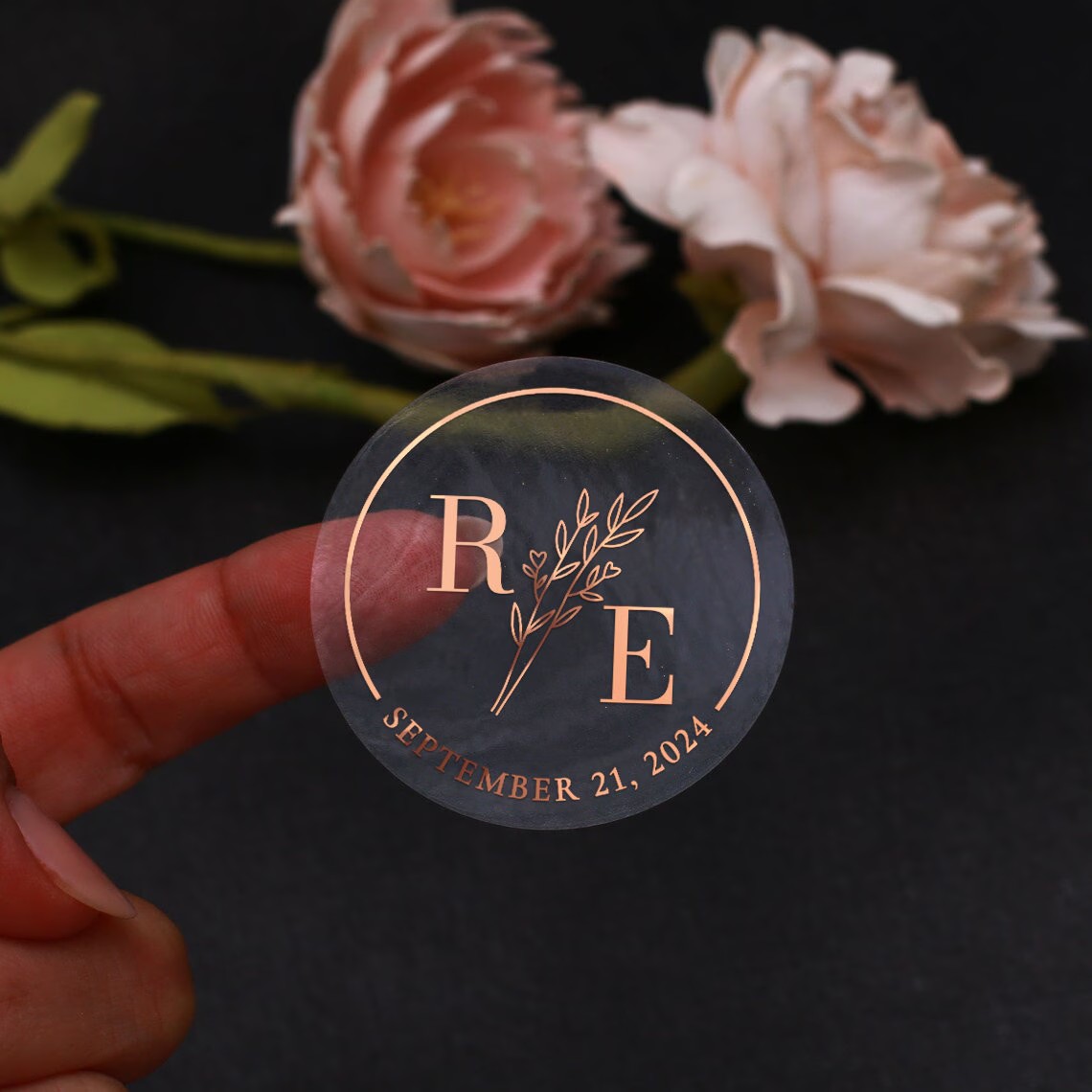 Clear Botanical Wedding Sticke - đánh giá và giá Wedding Envelopes