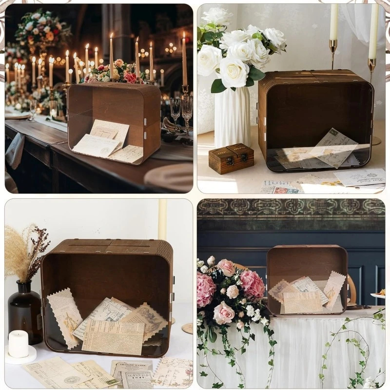 Wooden Wedding Card Box With A - đánh giá và giá Wedding Card Box