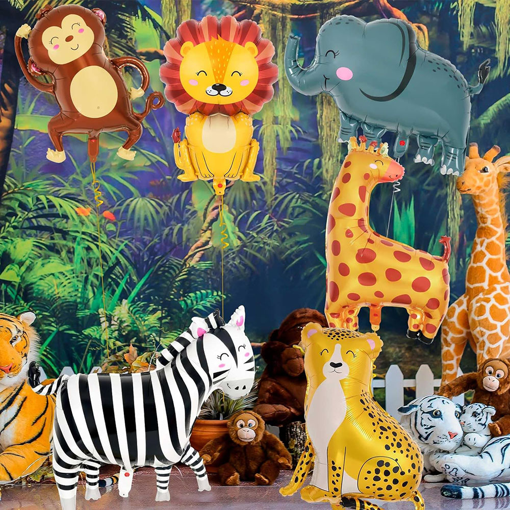 6 Pieces of Jungle Wild Animal - đánh giá và giá Wedding Zoo
