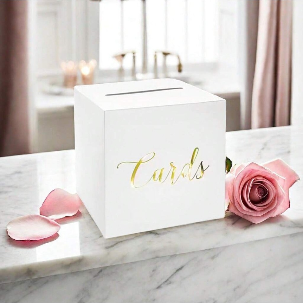 Creative White Black Wedding C - đánh giá và giá Wedding Card Box
