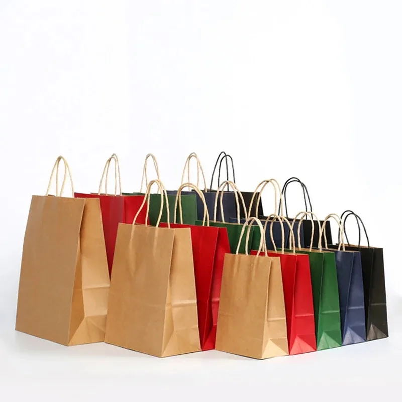 10/30/50pcs Kraft Paper Bag wi - đánh giá và giá Wedding/Event Supply Store