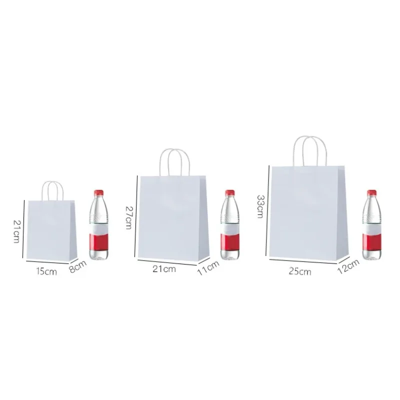 10/30/50pcs Kraft Paper Bag wi - đánh giá và giá Wedding/Event Supply Store