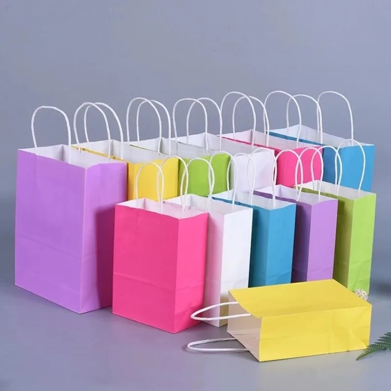 10/30/50pcs Kraft Paper Bag wi - đánh giá và giá Wedding/Event Supply Store